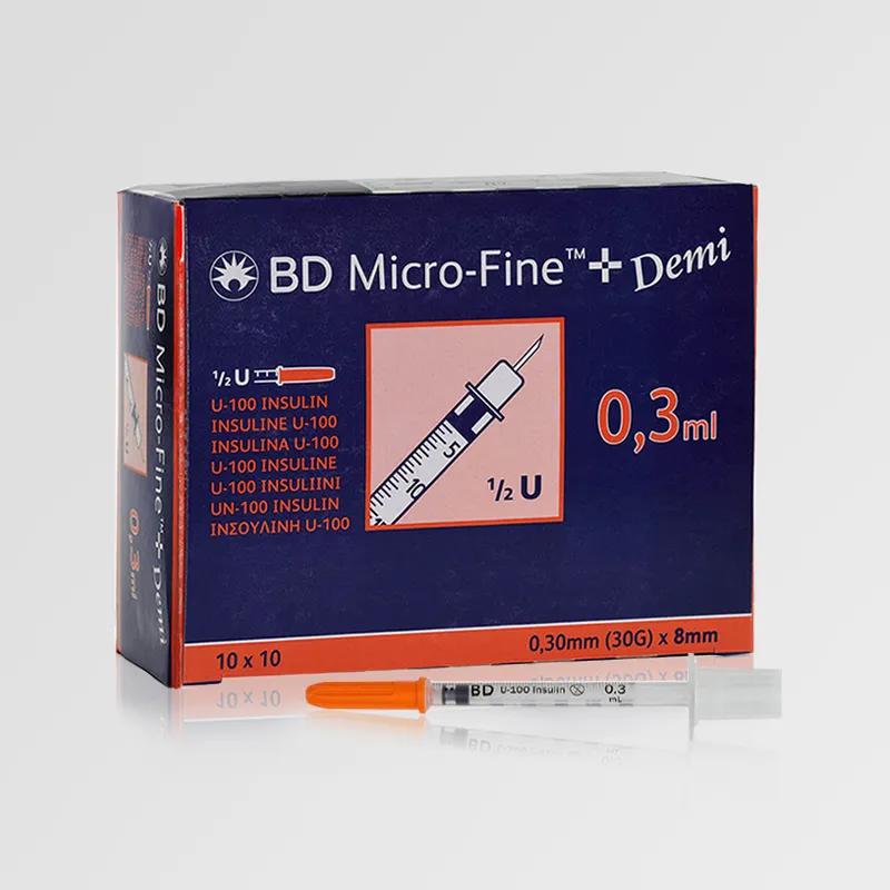 BD MICRO - FINE+ PENKANYLE 0,3ML 30G - Mr. Filler