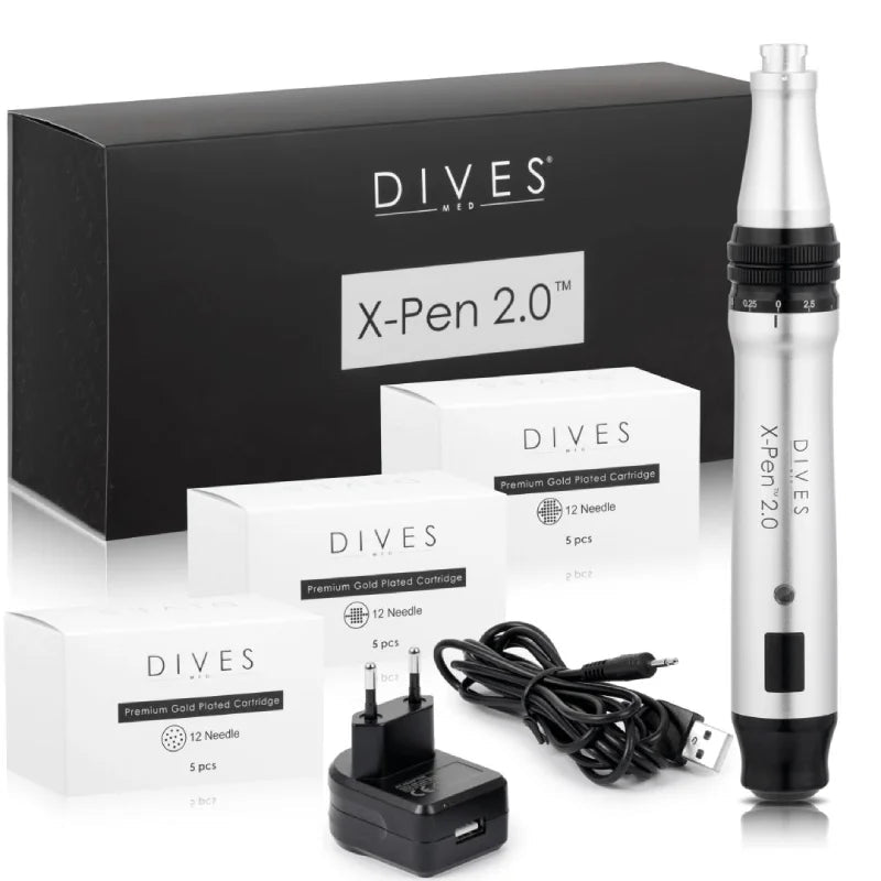 DIVES MED - X-Pen 2.0 - High Performance Microneedling Pen - Mr. Filler