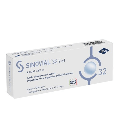 Sinovial Forte - 1,6% di Acido Ialuronico - 1 siringa preriempita da 32 MG/ 2 ml - MR.FiLLER